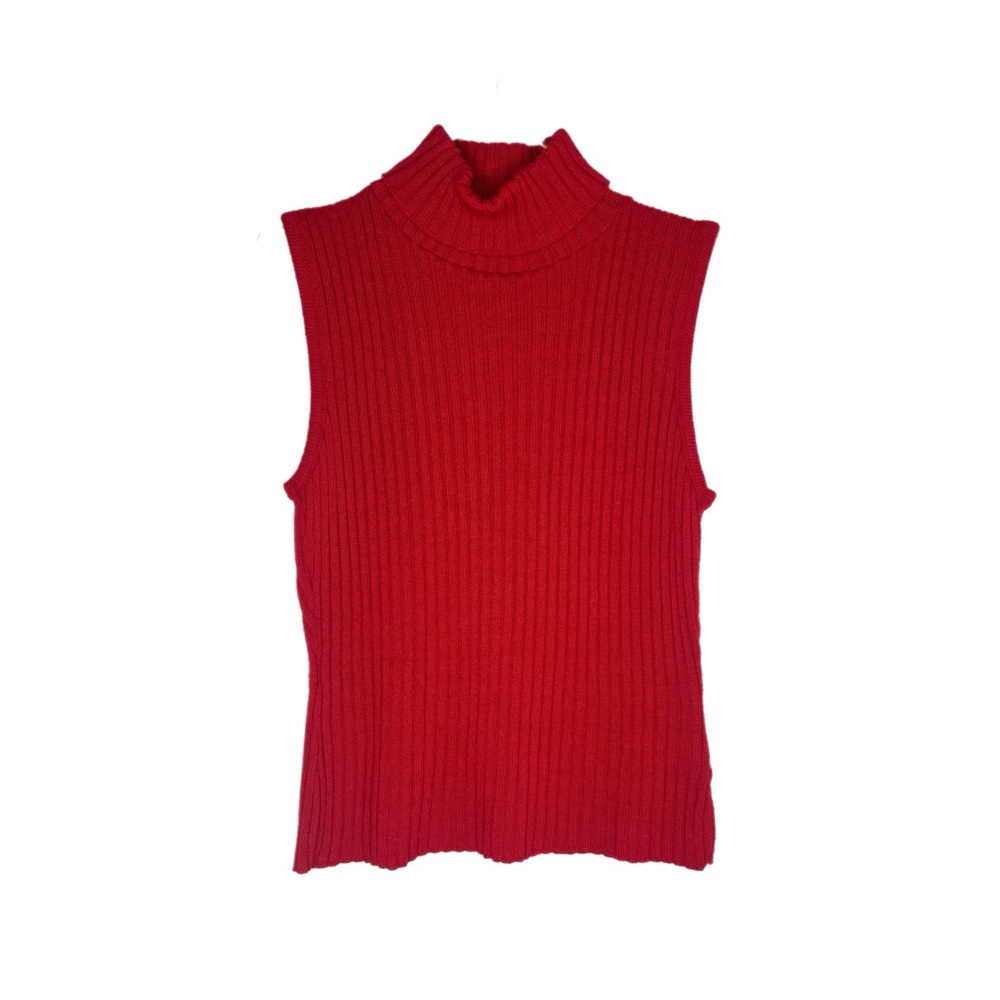 Basic Editions Red Knit Sweater